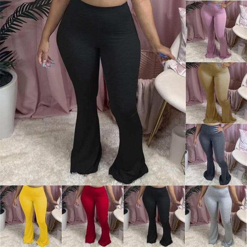 Womens Sexy Bell Bottom Pants